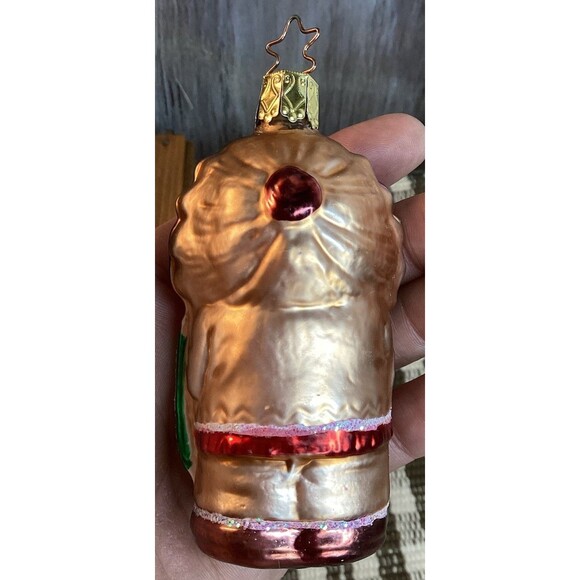 Inge Glass Blown Ornament Indian Chief Christmas Tree Decor Made in Germany - Picture 11 of 12